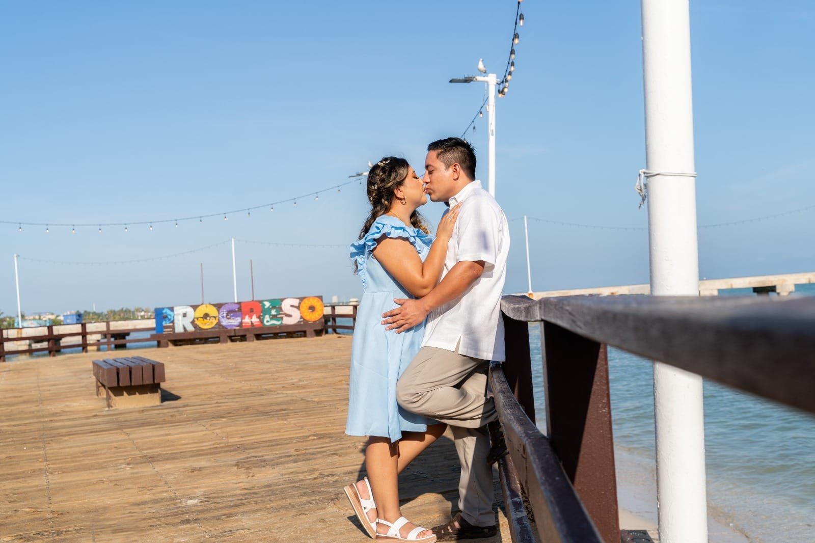 Retrato romántico de Karina y Francisco